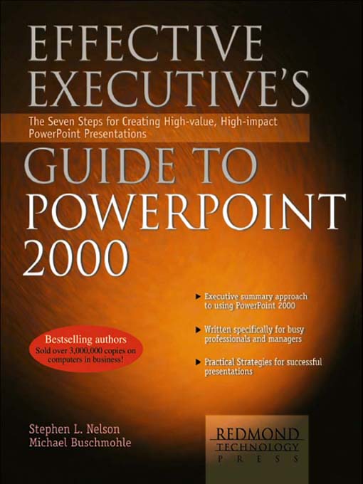 Cover image for Effective Executive's Guide to Microsoft PowerPoint 2000